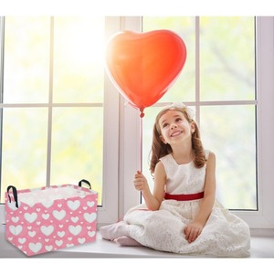 Triangle-peak <b>rectangular</b> Valentine's Day gift <b>basket</b> love storage box, customizable according to needs - Product Image 3