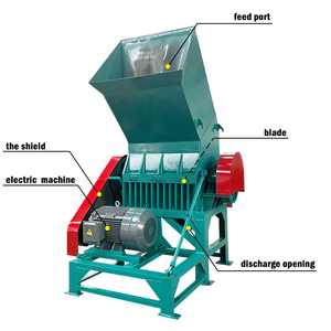 Nhỏ của nhãn hiệu máy nghiền nhựa tốc độ thấp Pe/PS nhựa Shredder cho phim nghiền cho Nigeria bán - Product Image 2