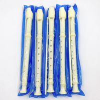 Flauta de Bisel Soprano de Plástico Segura de 8 Orificios al por Mayor para Principiantes Escolares, Instrumento de Viento para Niños