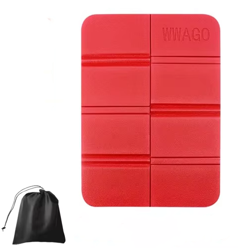 Coussin rouge + sac de rangement