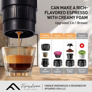 Machine à expresso électrique portable, cafetière de voyage pour le camping, cafetière de voiture auto-chauffante avec USB-C - Product Image 4