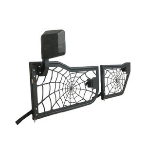 Offre Spéciale Hors Route Pièces 2/4 portes Demi-Porte En acier Araignée Style Tubulaire Porte Avec Réflexion Miroir Pour <span class=keywords><strong>Wrangler</strong></span> JK <span class=keywords><strong>2007</strong></span>-2017 - Product Image 1