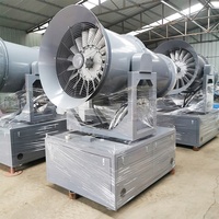 40m Grande surface de pulvérisation Distance Cannon brumisation Industrial Mining Dust Suppression Water Mist Fog Cannon