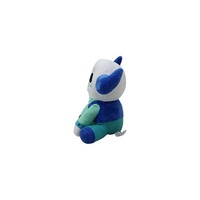 Jouets en peluche remplis d'animaux de dessin animé personnalisés-poupées en peluche taureau à double corne du fabricant
