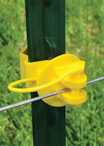 Isolateur de clôture électrique robuste Isolateur de clôture jaune Pinlock à encliqueter - Product Image 5