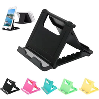 Soporte de escritorio para teléfono móvil, plegable, ajustable, para teléfono inteligente, soporte fijo portátil para cocina, organizador de estante móvil