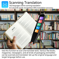 Nouvelle Arrivée Texte Scan Audio Traduction Stylo Écran Tactile WiFi Chinois Anglais Japonais Coréen Français Russe Espagnol Hors Ligne
