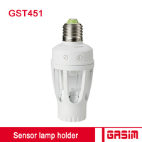 Gasim alta calidad 100-240V E27 PIR Sensor de movimiento portalámparas infrarrojo