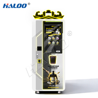 Fabricant de distributeurs automatiques Haloo, distributeur automatique de boissons protéinées à écran tactile OEM, distributeur automatique de boissons protéinées pour salle de sport