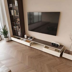Meuble TV intelligent personnalisable moderne, nouveau design, extensible, pour salon, différentes tailles disponibles - Product Image 5