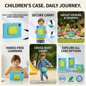 เคส iPad HGD EVA รุ่น HGD2602 สำหรับ iPad Pro 11 นิ้ว รุ่นที่ 2 และ 4  รับทำโลโก้ตามสั่ง  โรงงานผลิต  ป้องกันการกระแทก  เคสป้องกันสำหรับเด็ก พร้อมสายสะพาย - Product Image 2