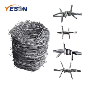 दक्षिण अमेरिका बाजार 500 मीटर 25किलोग्राम/रोल कैलिबर 15 16 गर्म डूबा हुआ हुआ बार्बेड वायर अलम्ब्रे डी प्यूस गैल्वेनिज़ाडो - Product Image 2