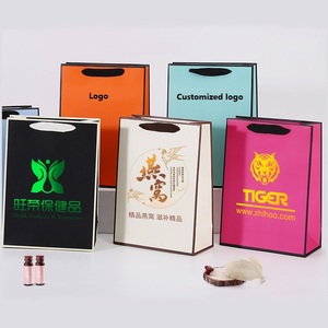 Bolsa de Compras de Papel Reutilizable Plegable, Bolsa de Regalo de Papel con Logotipo Personalizado Impreso - Product Image 4