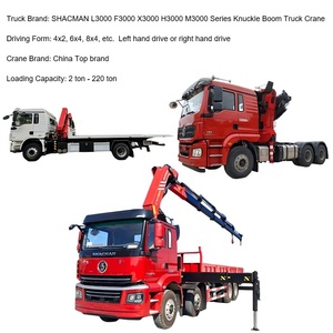 Grúa Articulada de Alto Rendimiento de 30, 35 y 40 Toneladas, Camión Shacman F3000 8x4 <span class=keywords><strong>con</strong></span> Grúa de Brazo Montada en Camión <span class=keywords><strong>con</strong></span> Operación Hidráulica - Product Image 4
