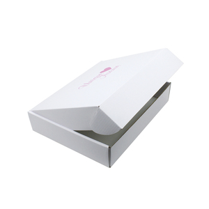 Logo personnalisé <span class=keywords><strong>Amazon</strong></span> E Commerce Écologique de Carton D'E-cannelure Carton Recyclé Blanc Ondulé boîte D'expédition - Product Image 3