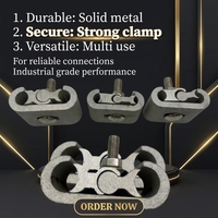 Pince à câble en alliage d'aluminium de type C, pince pour ligne électrique, type boulonné, équipement électrique pour ligne aérienne