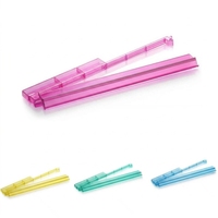 JOYLINK Rak Mahjong Plastik 18 Inci, Aksesoris Permainan Papan Dorong, Set 4 Buah Per Set, MOQ 5 Set, Latar Belakang Putih, Bersih