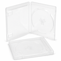 Boîte de rangement vide KeenBox en PP recyclable, rectangulaire, compatible Blu-ray pour PS5/PS4/PS3, impression sérigraphique