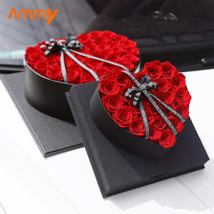 Emballage en papier avec des roses transparentes, je t'aime, boîte en papier, grande fleur, pour <span class=keywords><strong>la</strong></span> fête des mères, pour maman - Product Image 2