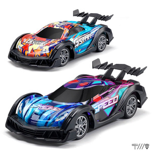 Voiture télécommandée RC pour enfants de course professionnelle 4WD dérive haute vitesse GTR jouet avec lumières LED voiture de sport pour garçons - Product Image 5