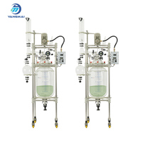 Reactor de Circulación de 50L con Chaqueta de Vidrio para Síntesis y Destilación Extractiva, Venta Directa de Fábrica China