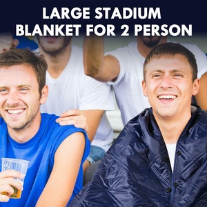 Custom Designed Polyester Sherpa Puffy <b>Blanket</b> Warm Outdoor Stadium Camping for Sports and Hiking New Style - Product Image 5