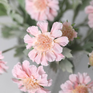 Fleur artificielle Ruilisi Cosmos rose en soie pour décorations de mariage et de maison - Product Image 4
