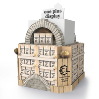 Présentoirs de palettes en carton personnalisés, robustes, en carton ondulé pour supermarchés, vente au détail, snacks, chips, bonbons, aliments