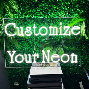 Lumières néon LED et enseignes néon personnalisées gratuites. Enseignes néon LED personnalisées disponibles pour usage commercial, fêtes d'anniversaire et maison. - Product Image 1