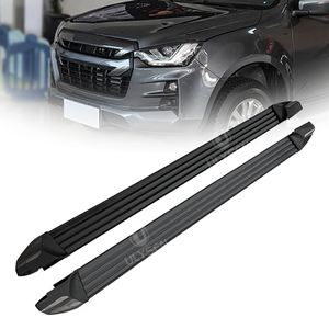 Marchepieds latéraux en alliage <span class=keywords><strong>d</strong></span>'aluminium pour ISUZU <span class=keywords><strong>D</strong></span>-<span class=keywords><strong>MAX</strong></span> <span class=keywords><strong>2021</strong></span>+, style original, haute résistance, 1 paire - Product Image 2