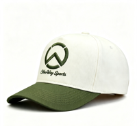 Gorra de Béisbol Personalizada con Logotipo Bordado en 3D, 100% Algodón, Dos Tonos, 5 Paneles, Estilo Deportivo, Cierre a Presión, Gorra Plana para Hombre, Informal, para Exteriores