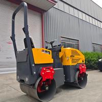 Mini-compacteur vibrant diesel de 1,5 tonne, directement de l'usine, pour petits travaux routiers