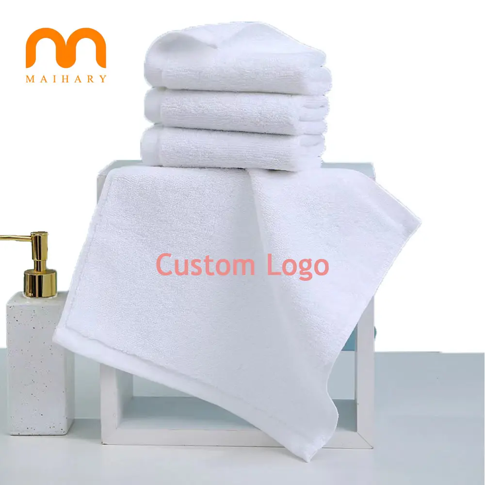 Stok/OEM handuk sekali pakai handuk katun panas dingin untuk maskapai Spa Salon restoran Hotel handuk tangan wajah