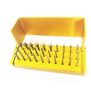 Porta Frese Diamantate a 30 Fori Aifan, Vendita Diretta dalla Fabbrica, Scatola di Disinfezione Apribile, Custodia Organizzatore in Alluminio per Laboratorio Dentistico - Product Image 5