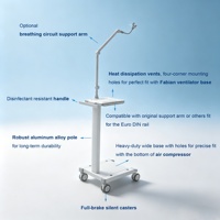 Chariot de ventilation CORITON TR900N pour système de ventilation Fabian HFO, chariot de ventilation oscillatoire haute fréquence néonatale Fabian