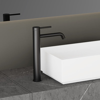 Robinet de douche en laiton mitigeur d'eau chaude et froide de salle de bain
