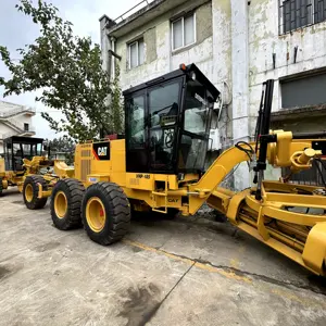 Machines d'occasion en bon état Niveleuse à moteur CAT 140H 140K 140H 140G Machines Caterpillar Niveleuse à moteur d'occasion CAT 140H