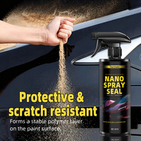 Sellador en Aerosol Nano, Brillo Duradero, Hidrofóbico, Abrillantador de Neumáticos, Cera para el Cuidado del Exterior de Automóviles y Goma