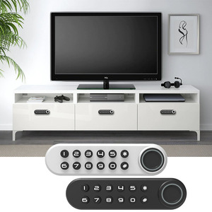 QIDOTS huella digital teclado numérico mini cerradura de combinación de gabinete magnético - Product Image 3