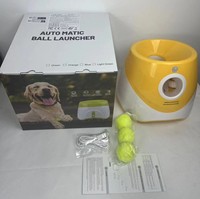 Lanceur de balles automatique pour animaux de compagnie, jouet interactif moderne résistant aux morsures, avec balles de tennis, machine à lancer des balles pour chiens