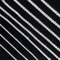 Kişiye Özel Tenis Bilekliği Yuvarlak Kesim 2mm-3mm Laboratuvarda Yetiştirilmiş Elmas Bileklik 18 Ayar Som Altın DEF VS Gelin Düğün Takısı