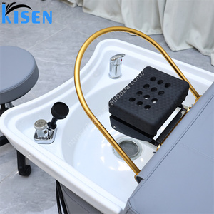 Fauteuils de lavage de cheveux Kisen Luxury Headspa avec circulation d'eau, lit de physiothérapie pour salon de coiffure - Product Image 5