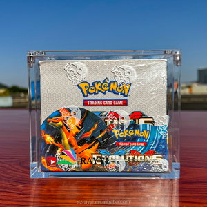 Boîtier de protection en acrylique RAY YI pour cartes Pokémon, <span class=keywords><strong>vitrine</strong></span> en acrylique pour cartes Booster Pokémon - Product Image 1