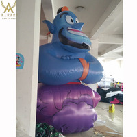 Welead — modèle de dessin animé gonflable, génération d'aladdin gonflable pour centres commerciaux, ballon de lampe aladdin pour divertissement