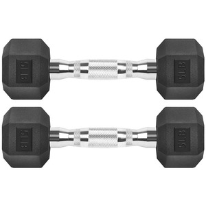 <span class=keywords><strong>Haltères</strong></span> hexagonaux en gros d'usine 5KG 10KG 15LB 20LB, revêtement caoutchouc, poids fixe, équipement de fitness pour salle de sport - Product Image 4