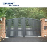 Nouveau design de porte en tuyau métallique simple Conceptions de porte automatique principale de maison