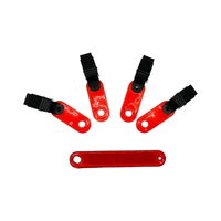 Lampes de chasse professionnelles pour l'extérieur, accessoires réfléchissants pour la marche, en PVC, orange et rouge, pour la chasse en plein air
