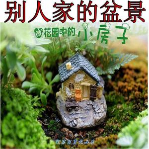Adorno de casa en miniatura de resina de 4 cm de ancho y 3,5 cm de alto para decoración de acuarios y micropaisajes - Product Image 2