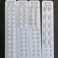 Prix de gros 3A 3mm-12mm Perles d'eau douce naturelles rondes blanches pour la fabrication de colliers