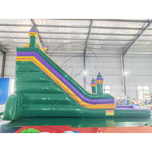 Château <span class=keywords><strong>gonflable</strong></span> commercial personnalisé, parc <span class=keywords><strong>aquatique</strong></span>, toboggan <span class=keywords><strong>aquatique</strong></span> <span class=keywords><strong>gonflable</strong></span> en bâche PVC vert marbré avec piscine - Product Image 5